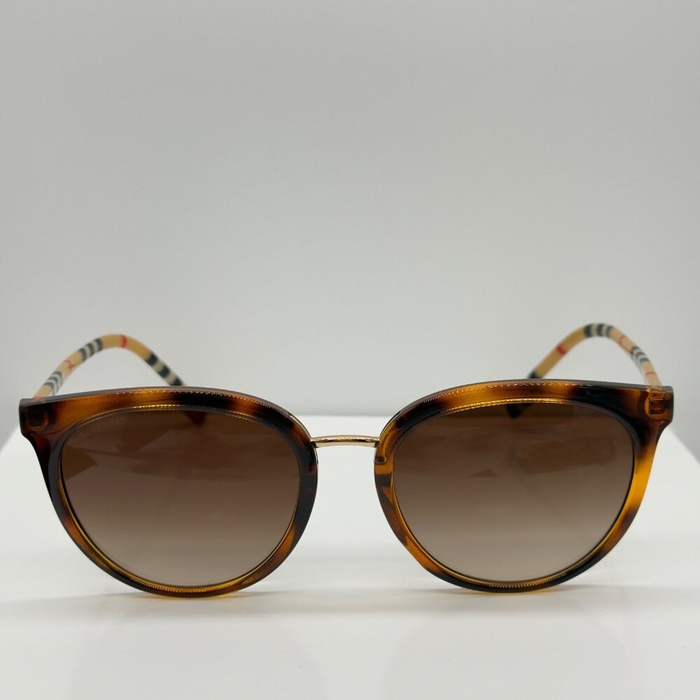 Burberry B 4316 3890/13 Havana Gradient Women's  54-19 New with Case Cloth NOTE - Picture 2 of 11